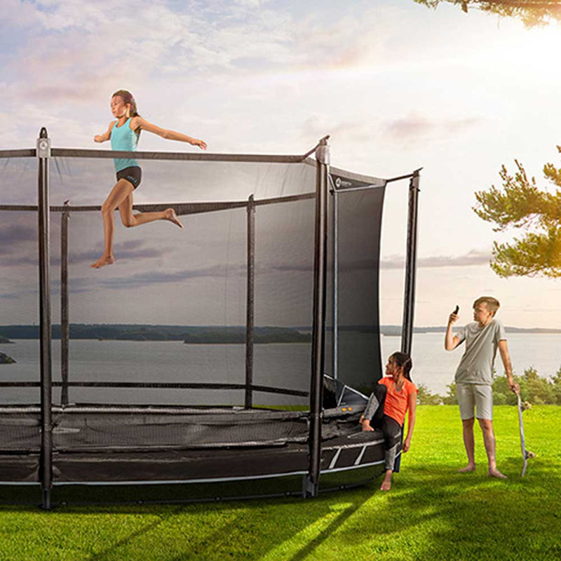 14ft North Explorer Low Round Trampoline