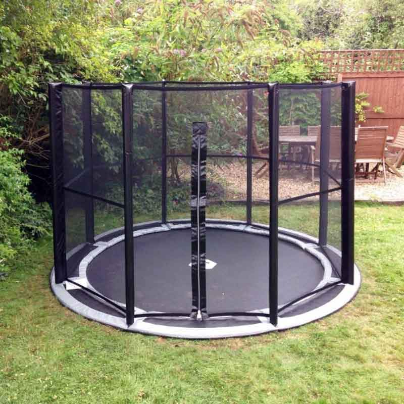 14ft In-ground Trampoline Full Safety Enclosure