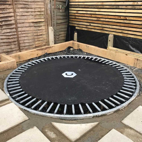 Small garden trampoline