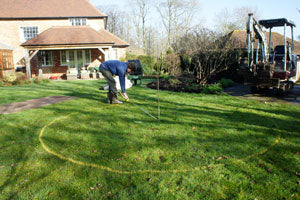 Marking-the-in-ground-trampoline