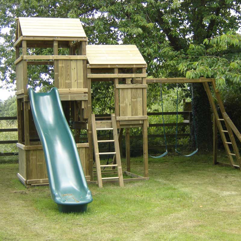 Start with the Mountain Adventurer Tower and build your perfect climbing frame